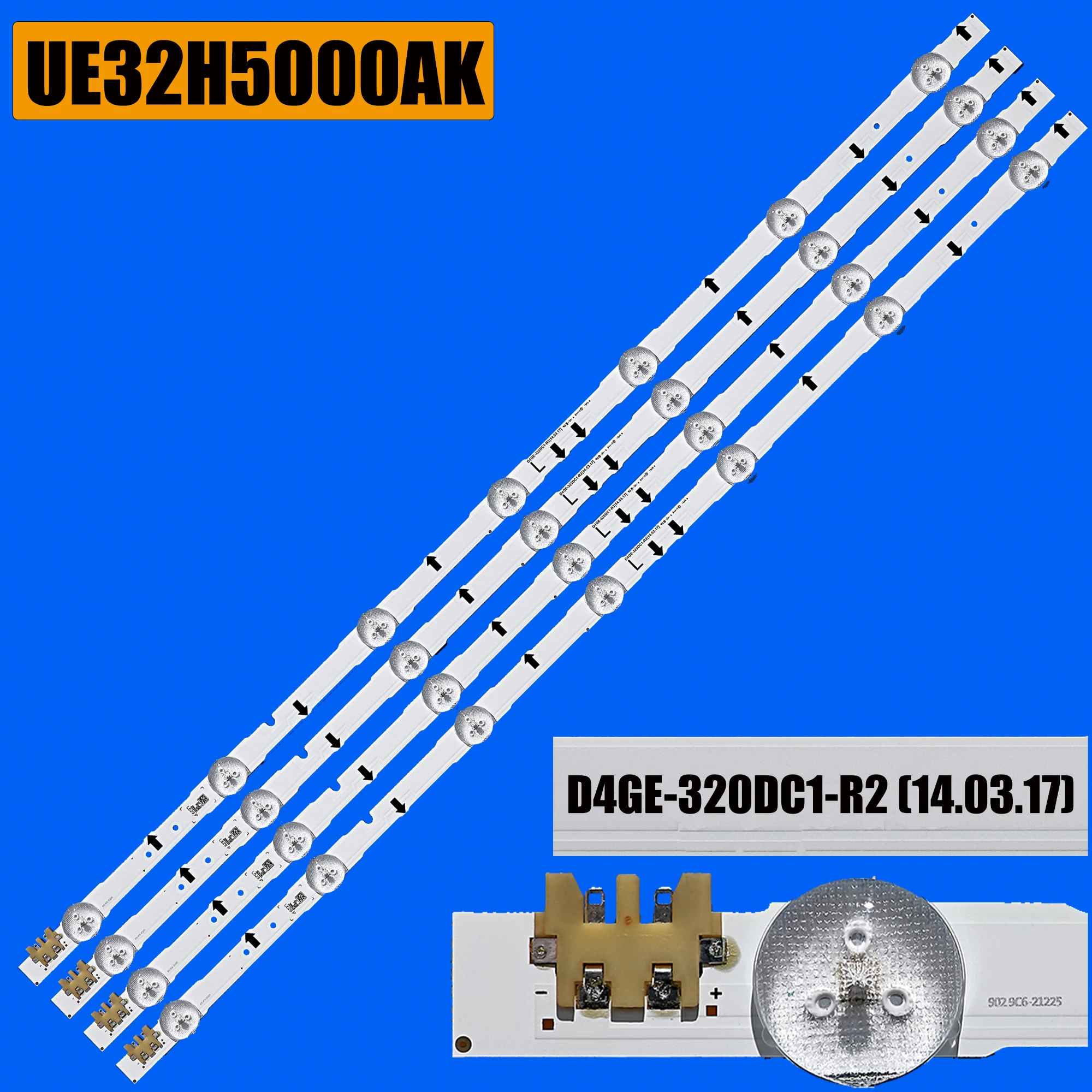 

LED Backlight strip for UE32H5030AS UE32H5500AK UE32H6200AW UE32H6350AK UE32H6640SS UE32H6670SB UE32J5120AK UE32J5200AK