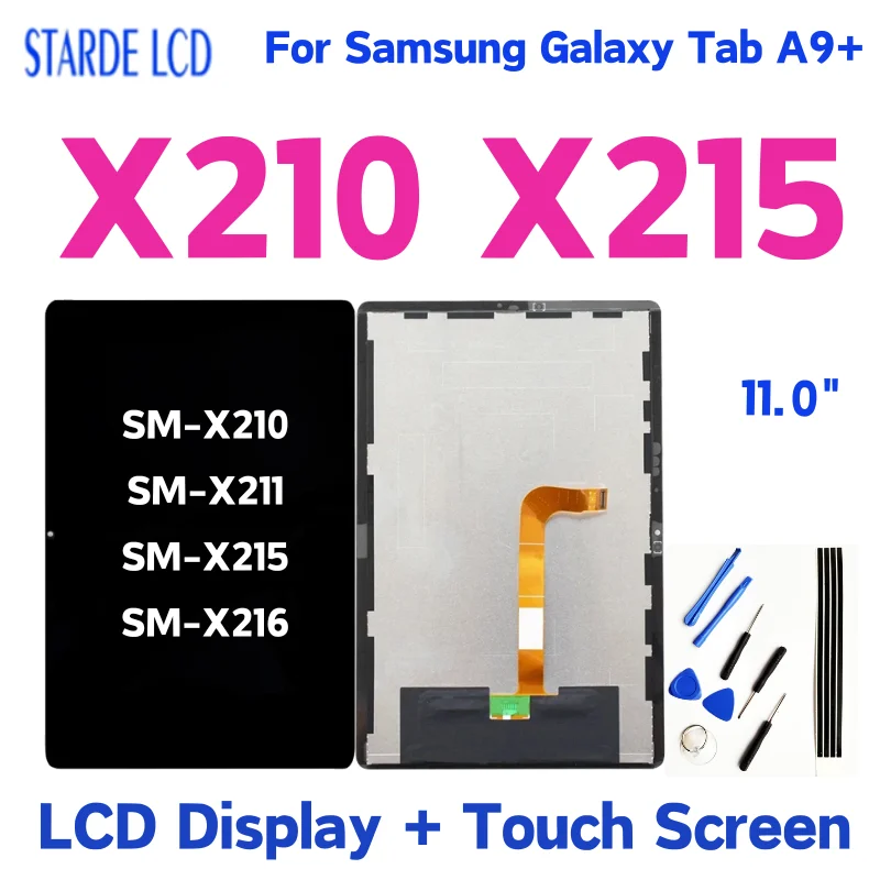 

11.0" For Samsung Galaxy Tab A9 Plus X210 LCD Display Touch Screen Digitizer For Samsung SM-X211 SM-X215 SM-X216 Replacement