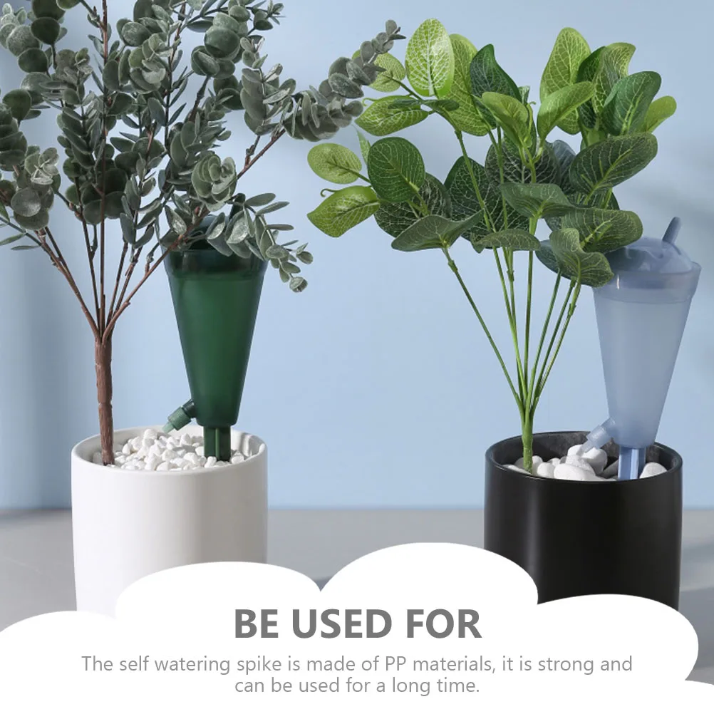 

2Pcs Auto Watering Devices Self Watering Spikes Adjustable Drip Flow for Potted Plants Automatic Garden Waterers