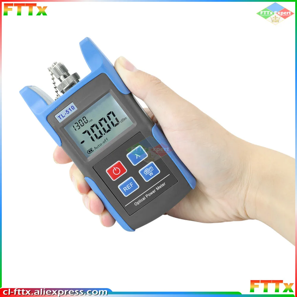 

FTTH Optical Power Meter TL510 -70 + 10dBm & Optical Light Source TL512 FTTH Optical Multimeter Fiber Equipment Tools