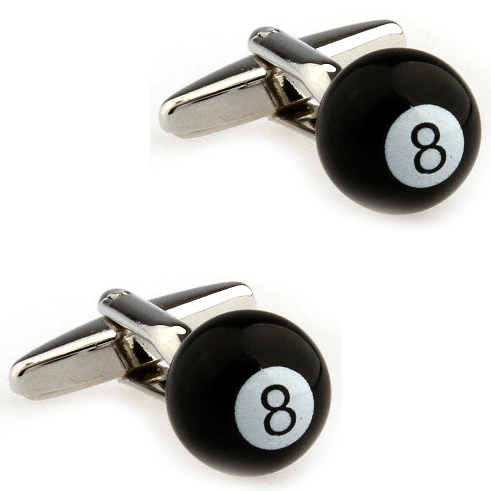 4 Styles TZG Sports Cufflinks Men Cuff Links Game Ball 8 1 Pair Shipping