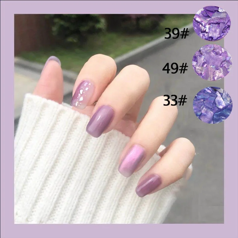 Nail Decoration 1 Box High Durability Exquisite And Compact Waterproof And Durable Easy To Use Abalone Shell Manicure