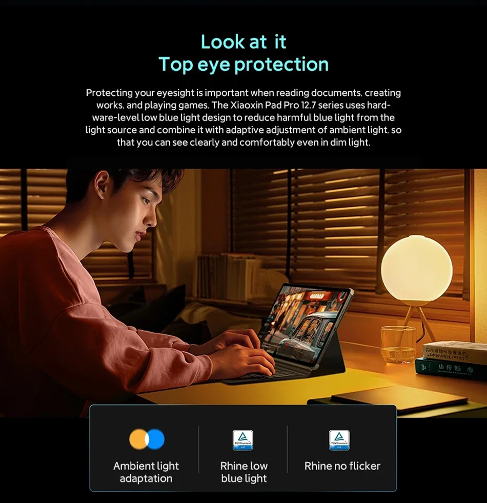 Original CN Version Lenovo Xiaoxin Pad Pro 2025 12.7 inch Tablet Dimensity 8300 2.9K 144Hz Display 10200mAh Android 14 Pad PC