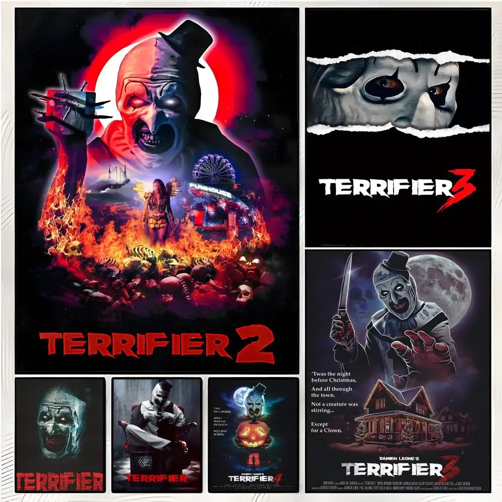 Vintage Horror T-Terrifier Poster Superior Home Space Pub Indoor Decorative Art & Home Decor