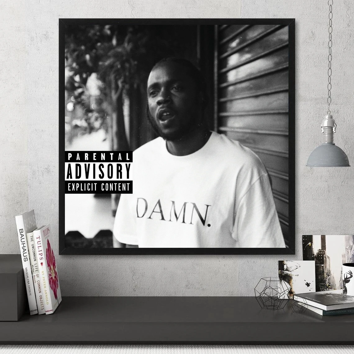 Kendrick Lamar Damn Collectors Edition Music Album Cover Poster Canvas Art Print Home Decor Wall Painting ( No Frame )