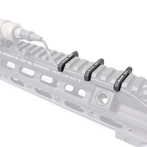 Telin kablo yönetim sisteminin yolunun kapağı, Handguard raylı Picatinny, sekme, sabit kablosuz, grup başına 3 adet Cape'i geçmek için 6 büyük satış rehberi-no. 5