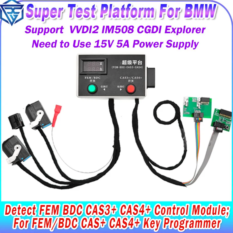 

All-In-One Super Test Platform for Bmw Fem Bdc Cas2 Cas3 Cas4 Module Programming Tool for Vvdi2 Im508 Cgdi Explorer