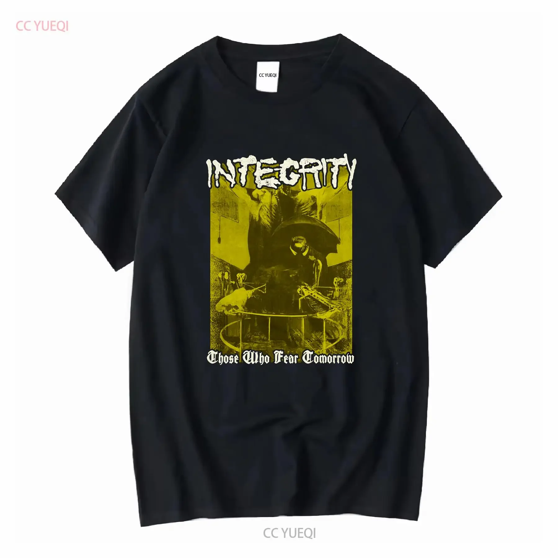 

Футболка Integrity Those Who Fear Tomorrow Hardcore Band CB778 винтажная стираная дизайнерская одежда Мягкая универсальная уличная одежда