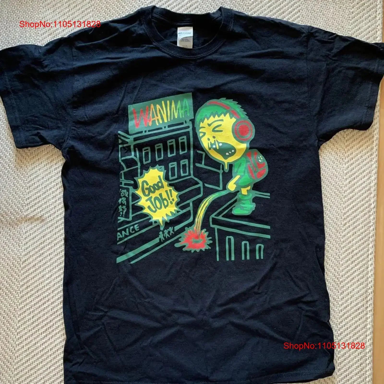 

Vtg WANIMA Band Good Job T Shirt Concert S to 5XL EL502 vintage Washed Comfortable Versatile fashion streetwear Soft