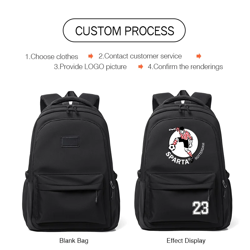  Custom logo Female Waterproof College Backpack Fashion men Laptop School Bags print photo Travel Book Bag Rucksack Wholesale