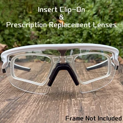 HDTAC Insert Clip-On Prescription Clip & Custom Prescription Lenses for Oakley Sphaera OO9403 Sunglasses
