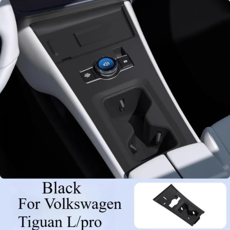 For VW Tiguan L/Pro, Gear & Cup Holder Silicone Protector, Center Console Interior Modification Pad