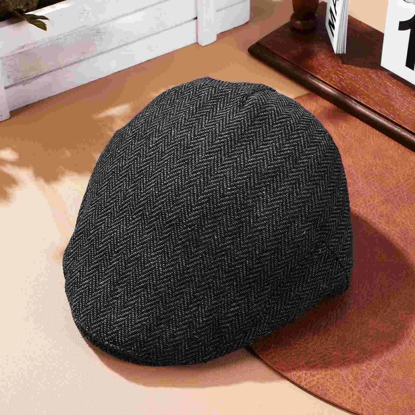 Children's Beret Flat Caps Driving Berets Boys Hats for Men Woolen Baker Lovers