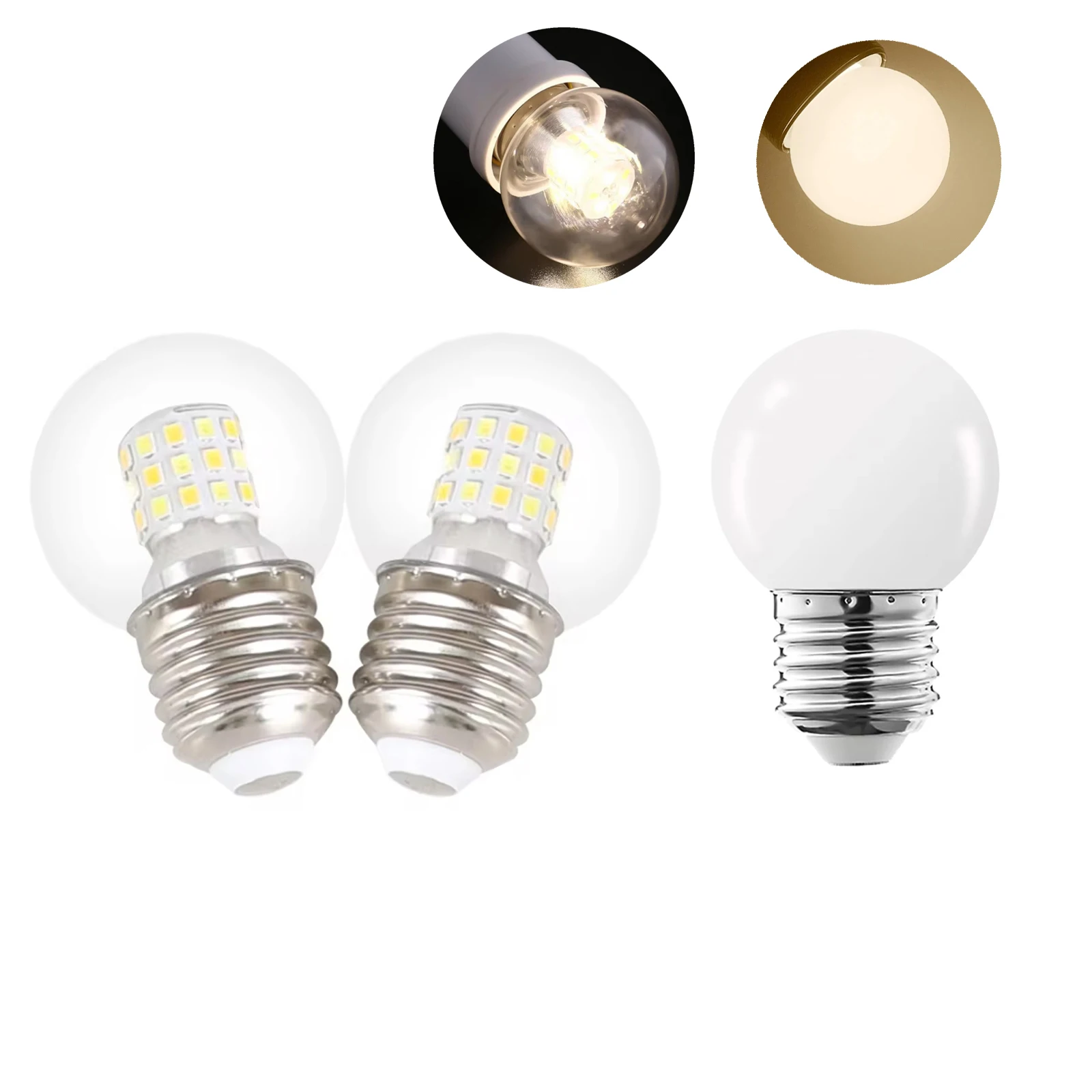 Led Bulb 6w 9w 12w G45 3000K Bombilla 4000k E27 6000k Decoration Style Light Lamp Chandelier High Spotlight White Warm Cold