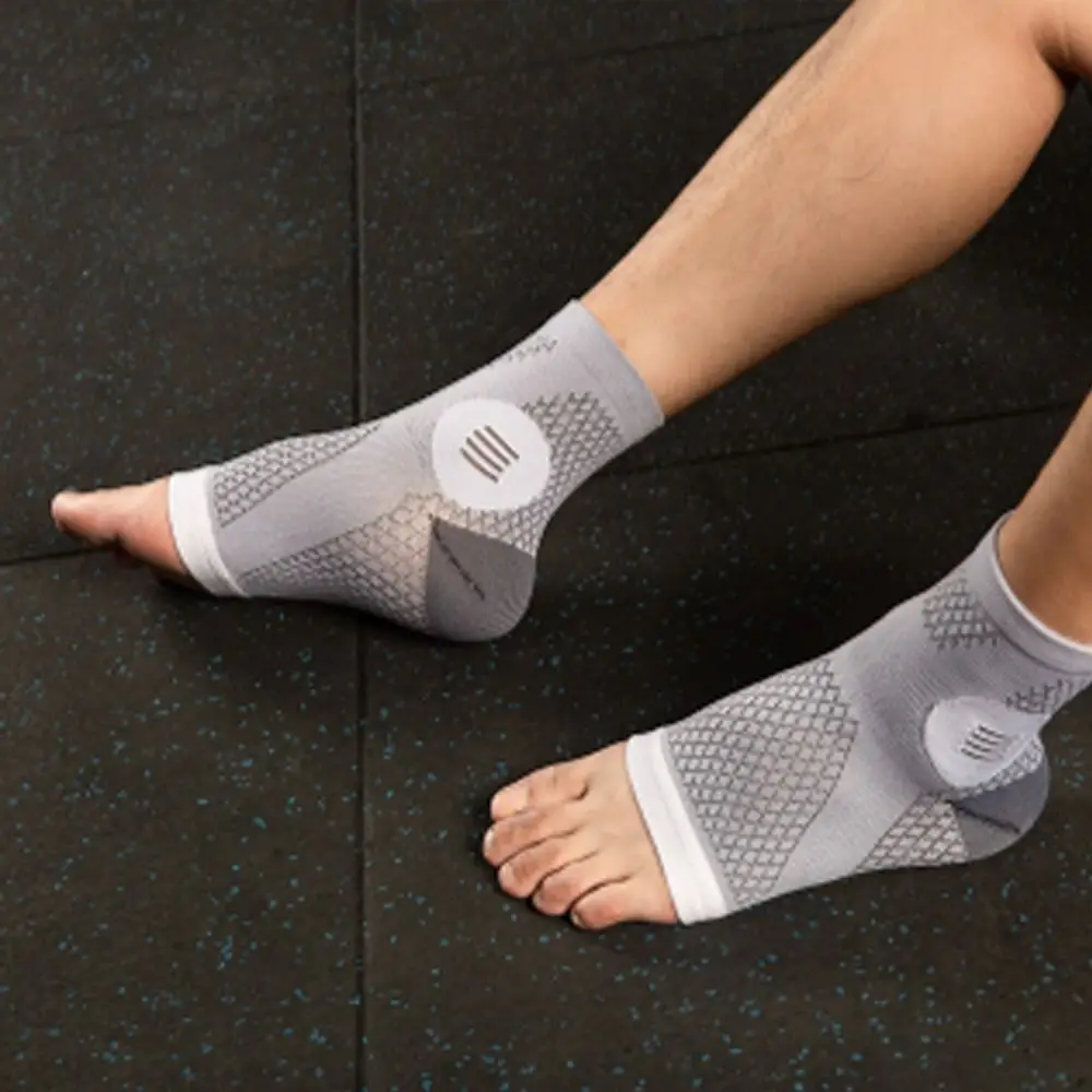 Nylon Neuropathy Socks Blue Color Purple Color Soothe Relief Compression Socks Sweat Absorption Non-slip Comprex Ankle Sleeves