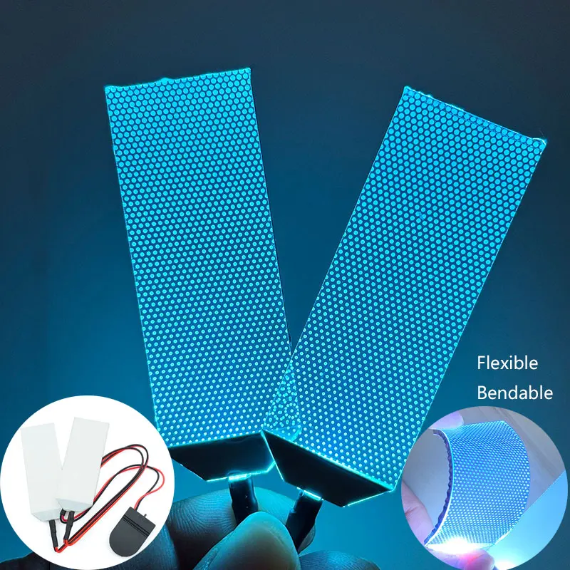 Flexibele buigbare DIY LED-lichtogenkits voor Iron Man Halloween-helmmasker Ooglicht Cosplay-accessoires kunnen bijgesneden rekwisieten