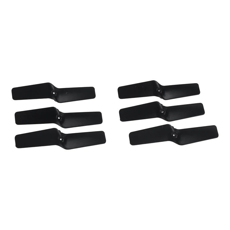 6Piece Black C186 Tail Blade Compatible With C186 C-186 RC Helicopter Airplane Drone Spare Parts Upgrade Accessories