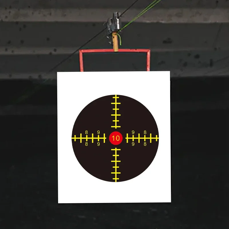 10pcs 6 inch Splatter Target High Visibility Adhesive Shooting Target Stickers Reactive Hunting Shooting Training Paper