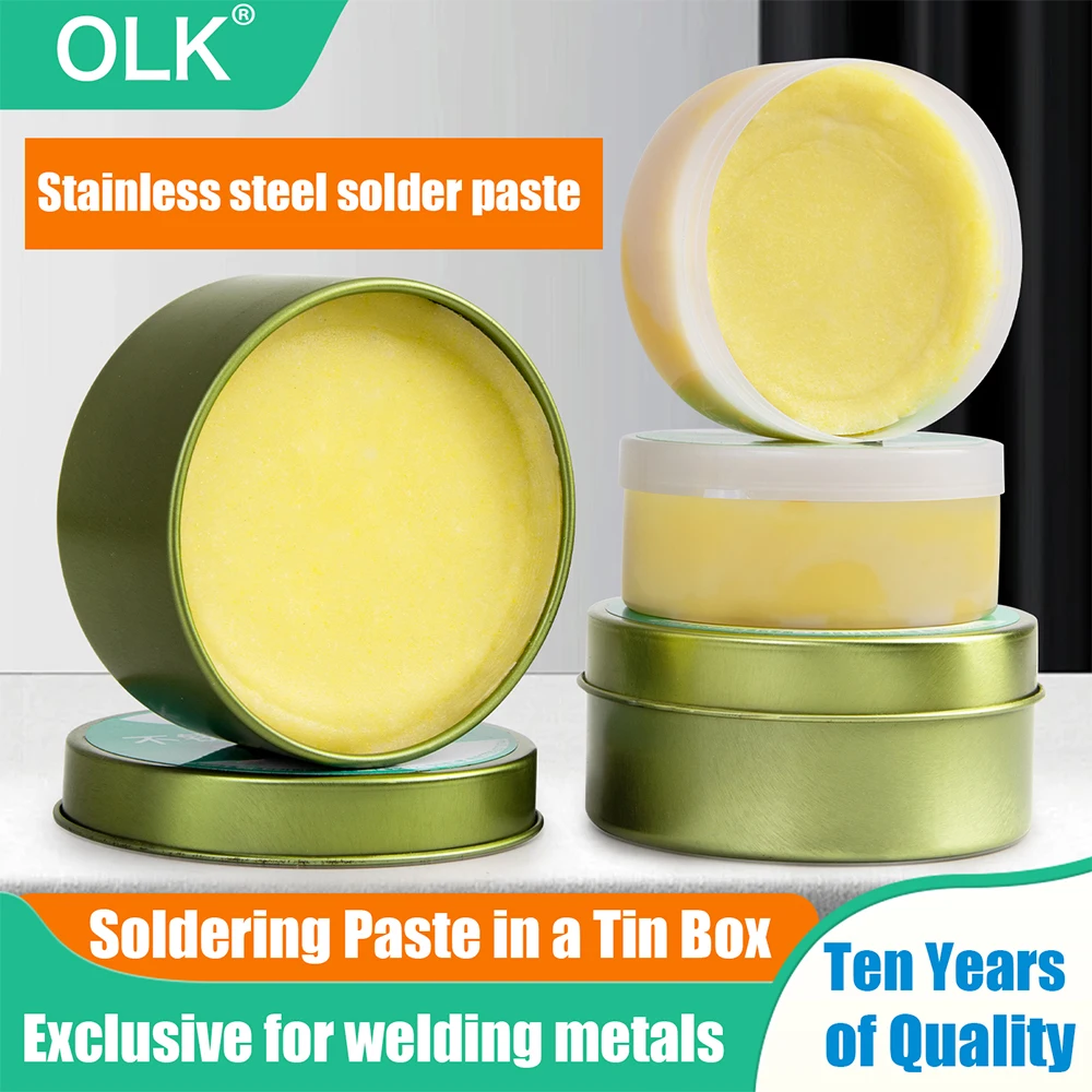 100g Stainless Steel Metal Soldering Paste Welding Flux Multifunctional Strong Solder Flux DIY Professional Repair Accessories