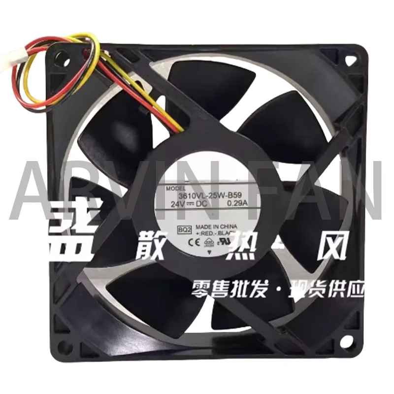 

Совершенно новый инверторный вентилятор 3610VL-25W-B59 24 В 0,29 А
