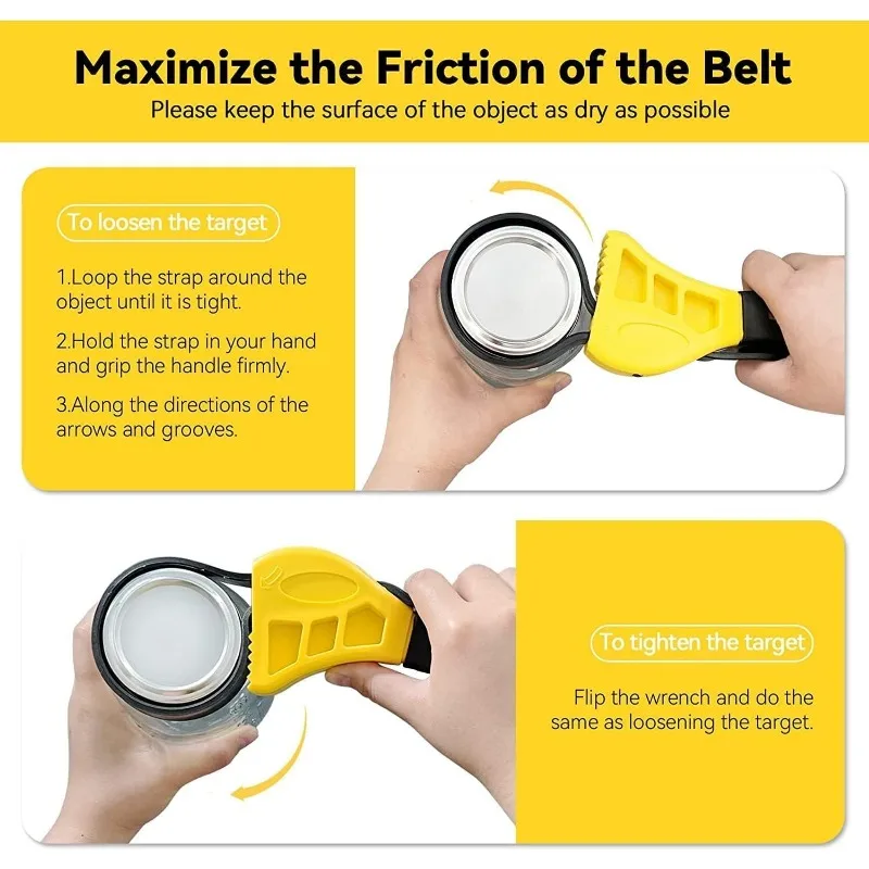 أداة إزالة مفتاح ربط فلتر الزيت قابلة للتعديل، مفتاح ربط سلسلة حزام شديد التحمل لإصلاح السيارات، مجموعة تفكيك عالمية