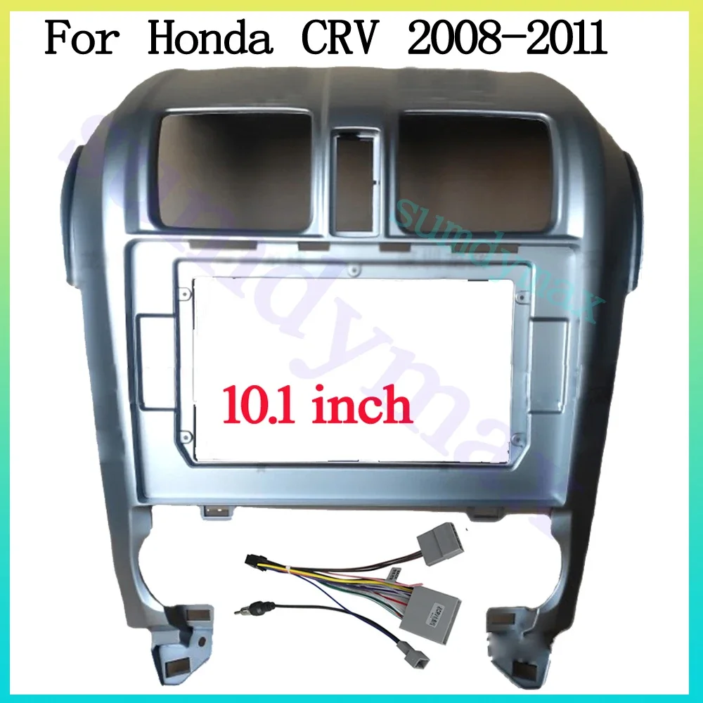 

10.1inch big screen 2 Din android Car Radio Fascia Frame For Honda CRV CR-V 2006-2011 car panel Trim Dashboard Panel Kit