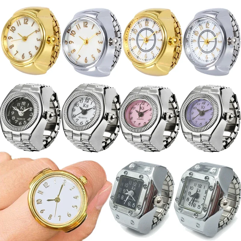 Couples Vintage Punk Quartz Watch Ring