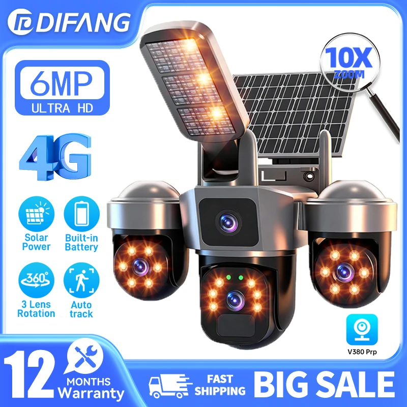 6MP Solar Security …