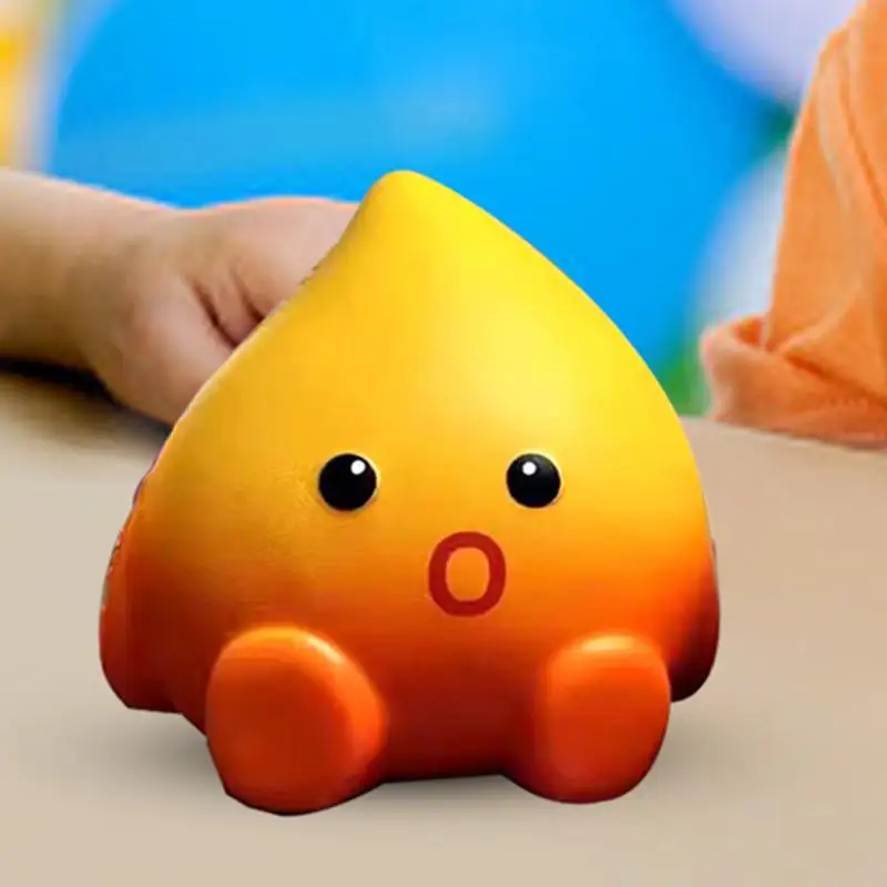 

Cartoon Kawaii Little Fireman Pinch Doll Slow Rebound Decompressions Toy Stress Ball Adornment for Cute Room Girls Gift