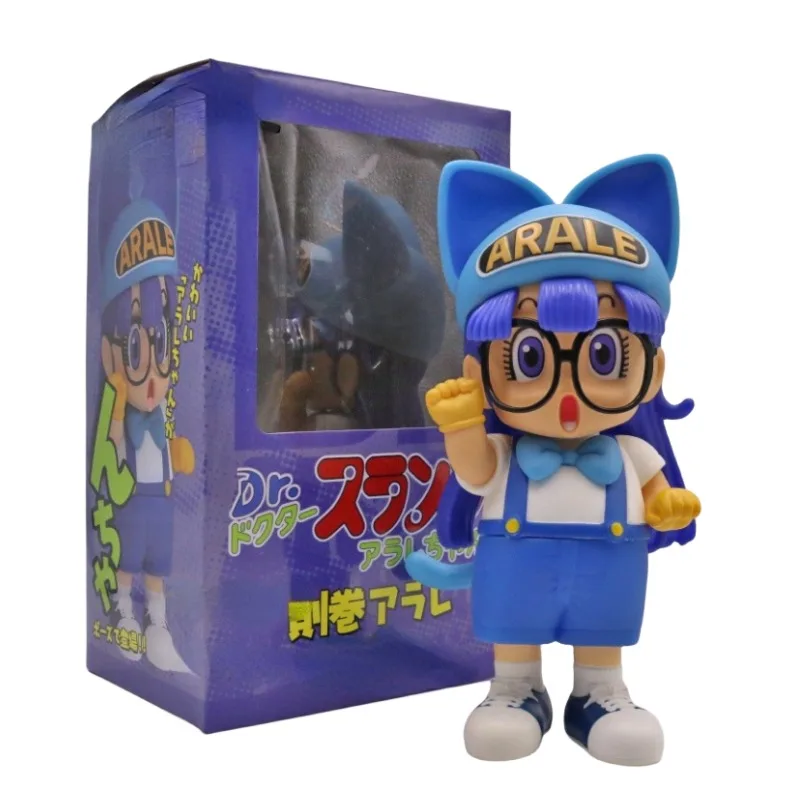 Dr. Slump Anime Figure ARALE New Year Birthday Gift Kids Toys Collectible Animation Cartoon PVC Material Model Home Decoration