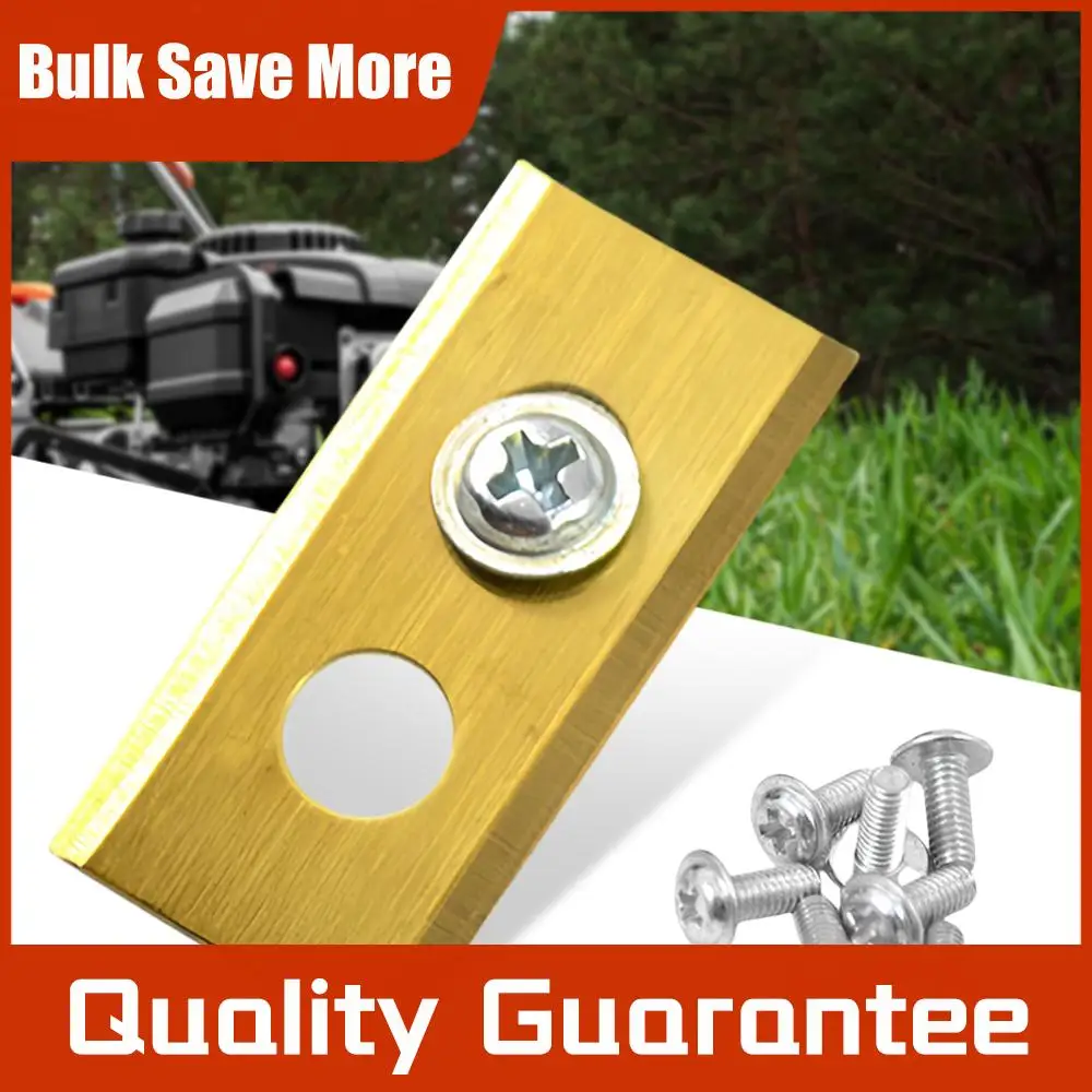 

36 шт. сменных металлических ножей для газонокосилок с шайбами и винтами, износостойкие лезвия для робота-газонокосилки Mammotion Luba