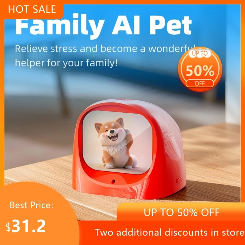 Echowear Smart Trendy Play Companion Chat Interaction Car Decoration Car AI Dialogue Robot Ornament Electric Pet Dropshipping