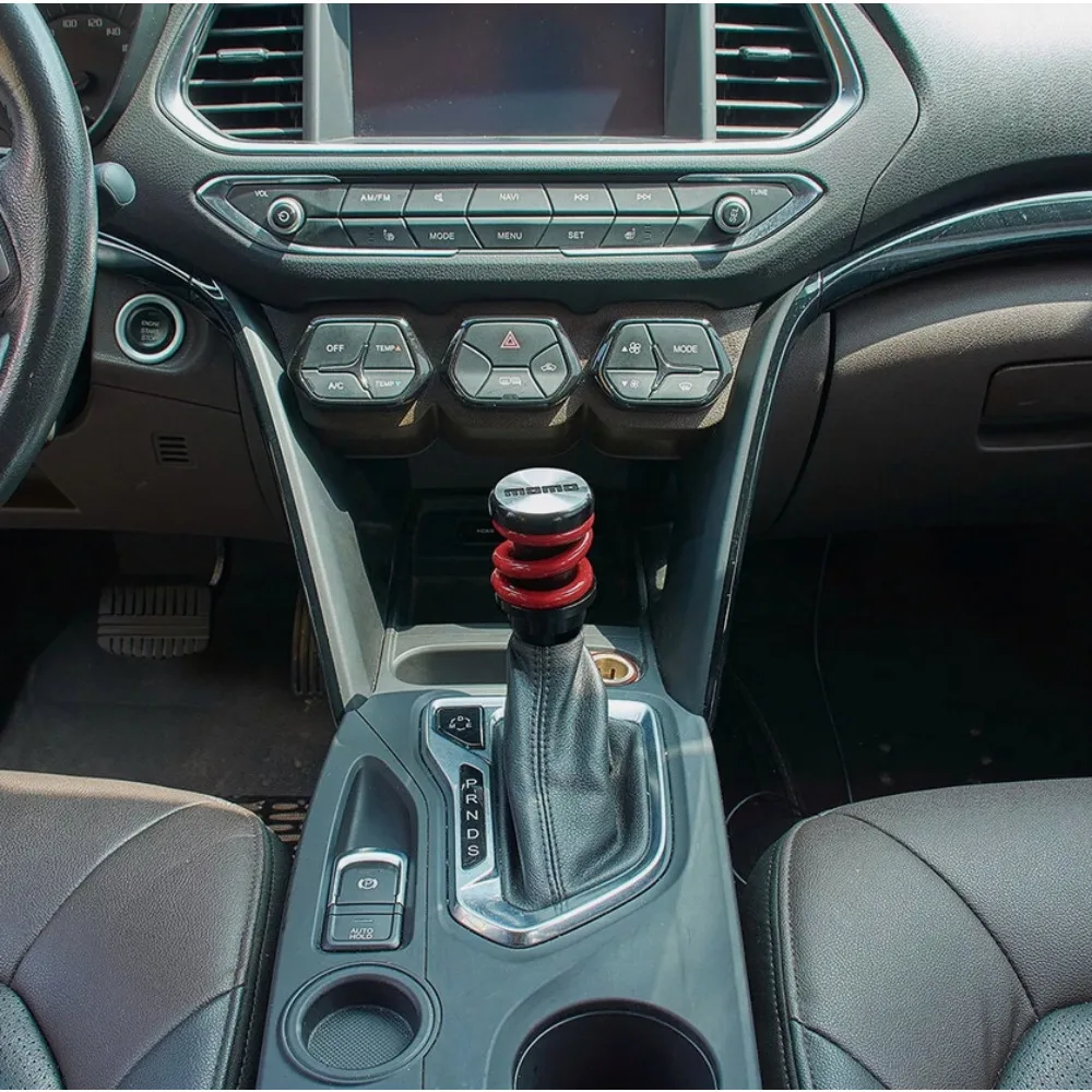 Universal Car Manual and Automatic Car Gear Stick Shifter Knob Black &Red