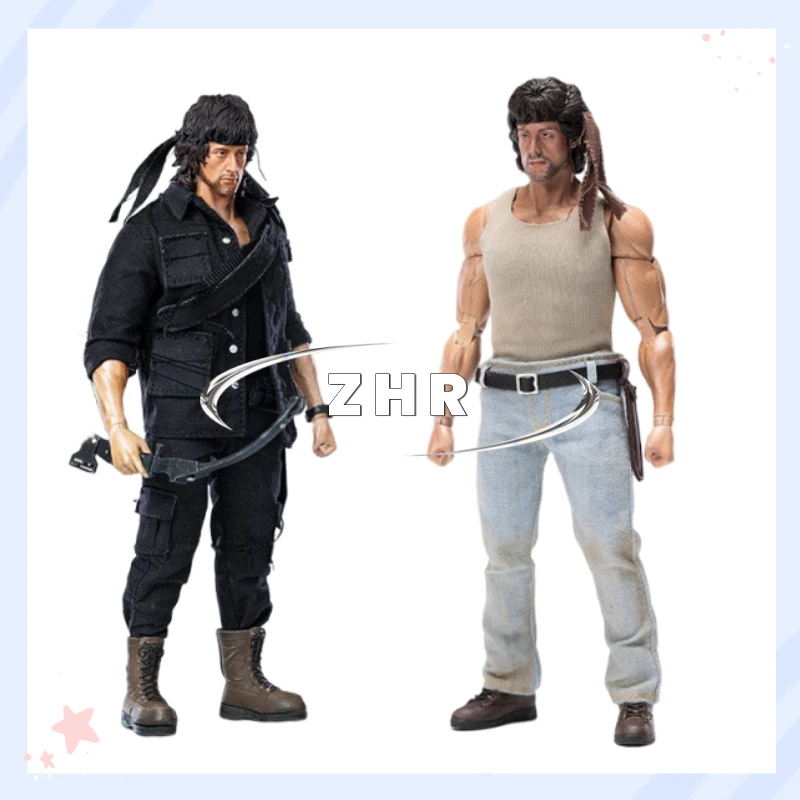 In Stock HIYA EXQUISITE SUPER First Blood 1 RAMBO 2 RAMBO Movable Soldier Figure Model Action Figure Toy Collection Gift