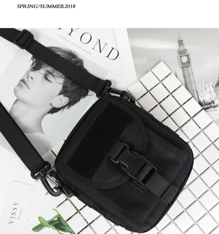 Men's One Shoulder Phone Bag Street Hip Hop Retro Small Shoulder Shell Bag Youth Man Crossbody Bag Lightweight Carrying Purse