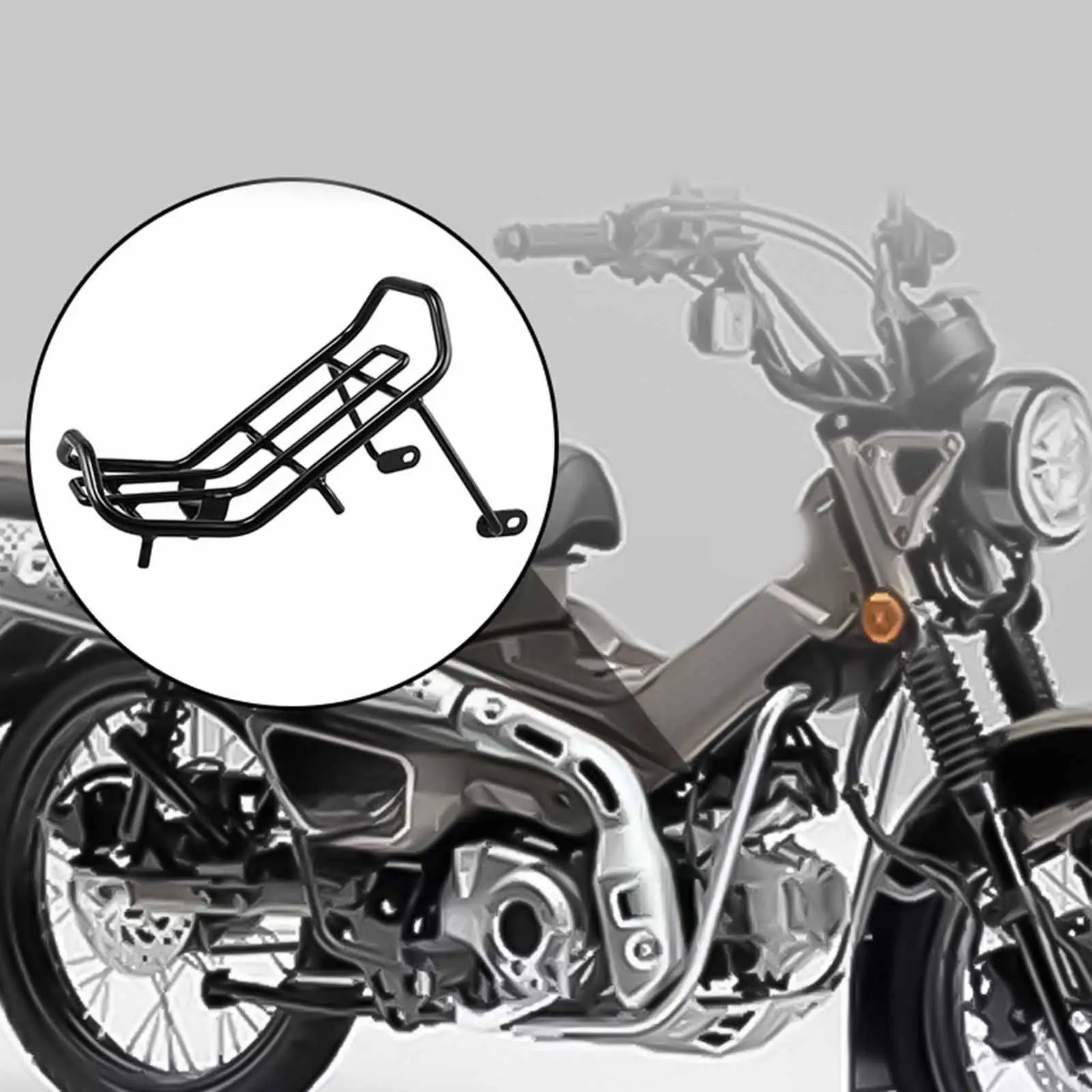 

Metal Motorcycle Center Rack Sturdy Luggage Cargo Carrier for Honda Hunter CT125 Riding Utility