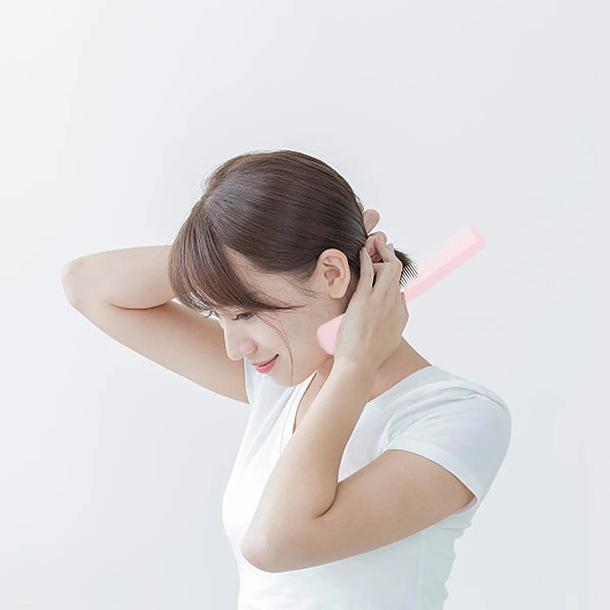 

2Pcs Anti-Static Hair Comb Fine Tooth Hairdressing Comb for Women Salon Barber Home Use High Density Teeth Smooth Scalp Styling