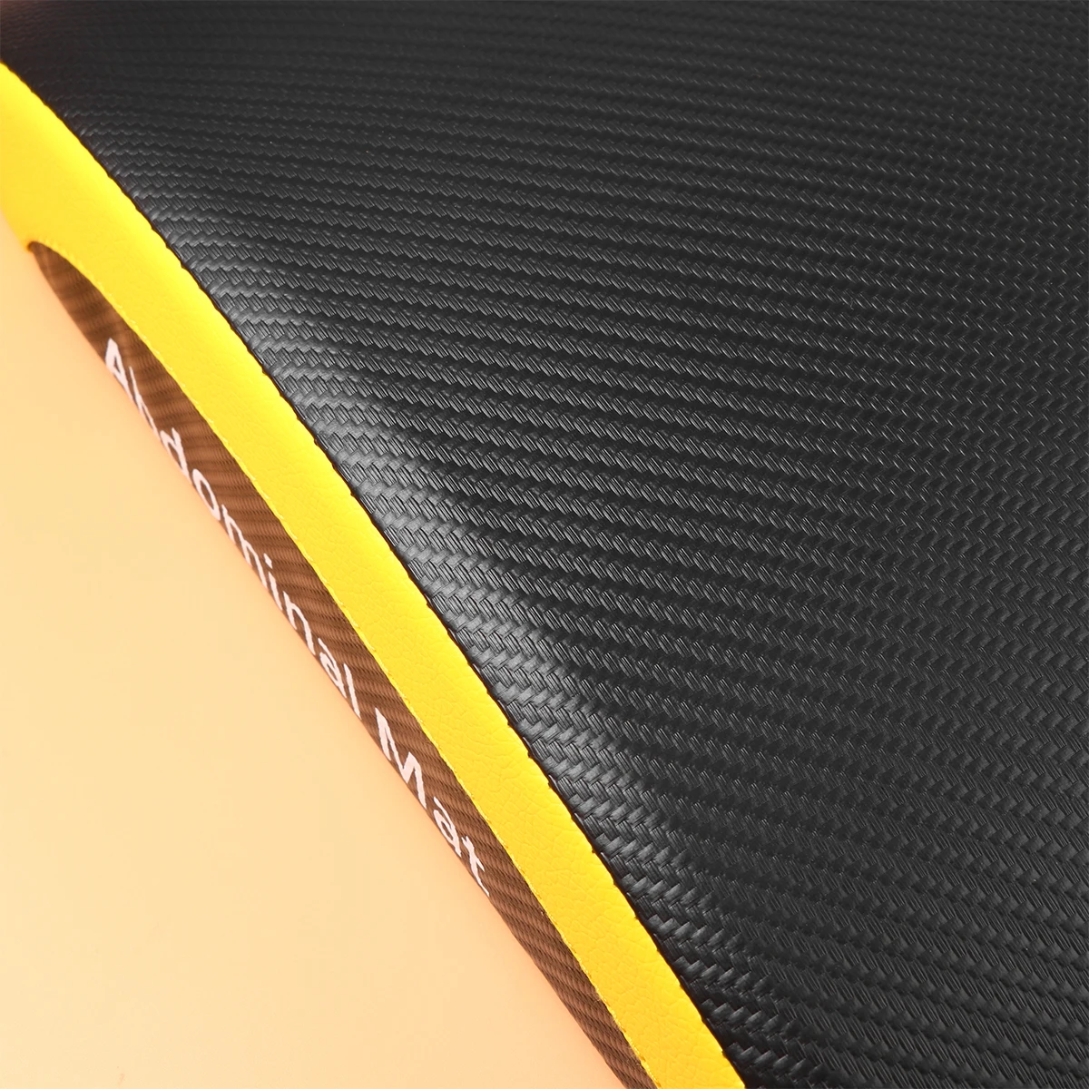

Cotton Abdominal Mat Foldable Design Portable for Full Range Ab Exercises Sit Training Cushion Black Yellow