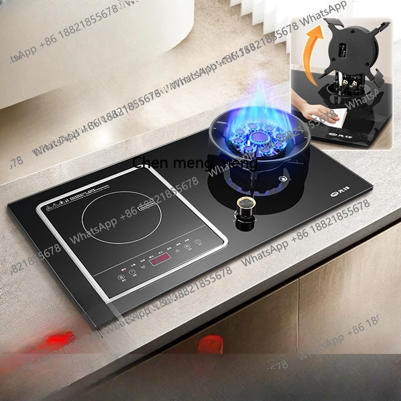 

Gas-electric dual-purpose gas stove Household kitchen One electricity and one gas Natural liquefied gas Embedded