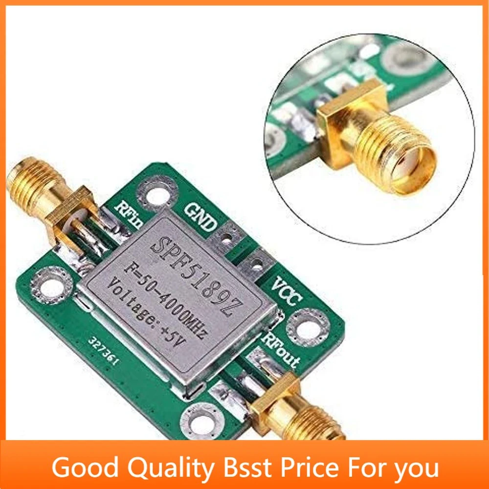 SPF5189 with Shielding Shell RF Signal Receiver SPF5189Z SPF-5189Z RF Low Noise Amplifier LNA 50-4000MHz NF=0.6dB