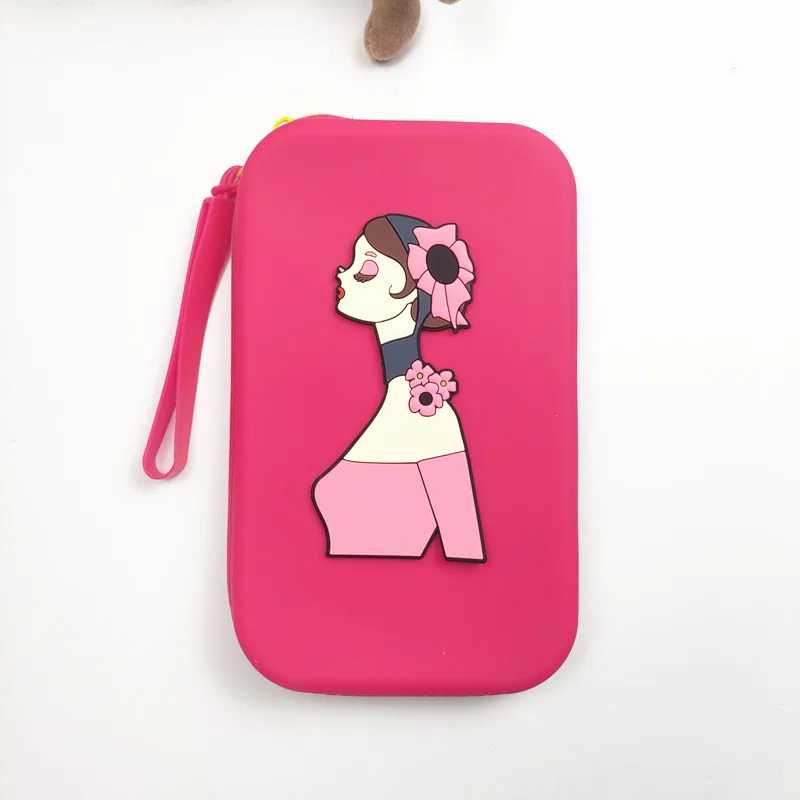 النساء النظارات الشمسية حقيبة التخزين المحمولة نظارات حقيبة التخزين مكافحة قطرة مستحضرات التجميل سيليكون تخزين Bagcan شنق مقاوم للماء G6