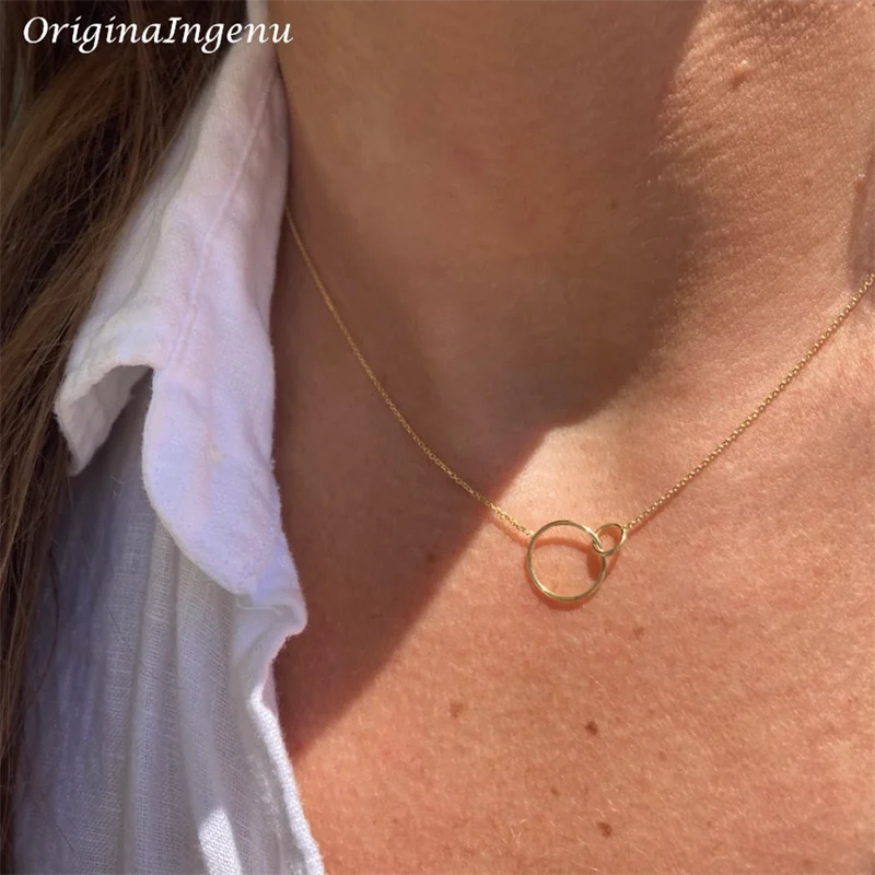 14K złoty wypełniony naszyjnik nieskończoności spersonalizowany Dainty Choker minimalizm Tarnish Resistant biżuteria Boho naszyjnik dla kobiet