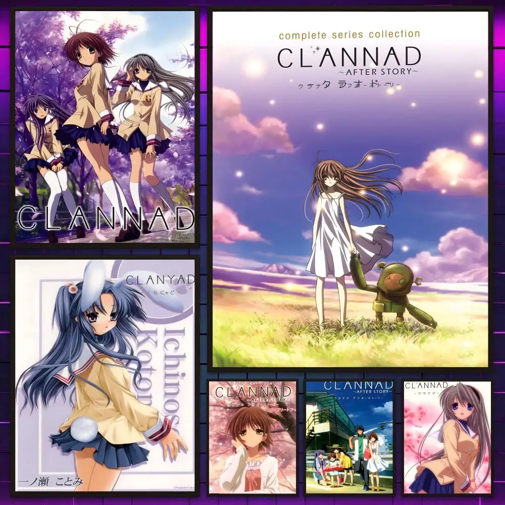 Classic Anime C-Clannads Poster Versatile HD Waterproof Wall