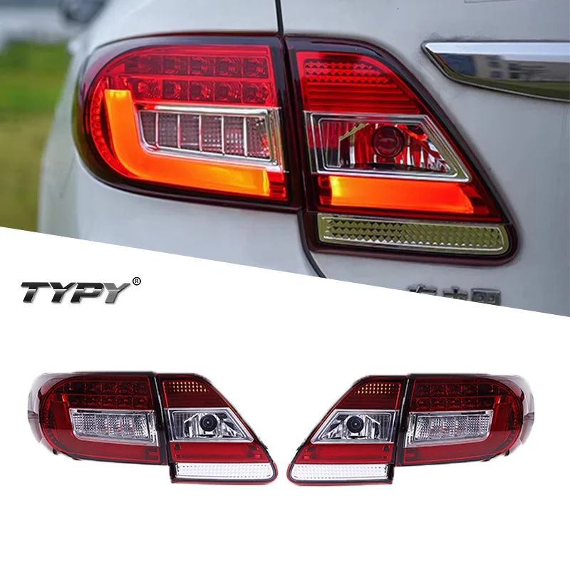 

TYPY Car Lighting For Toyota Corolla System Tail Lamp Modified LED Taillight With Turn Signal Plug&Play 2010-2013