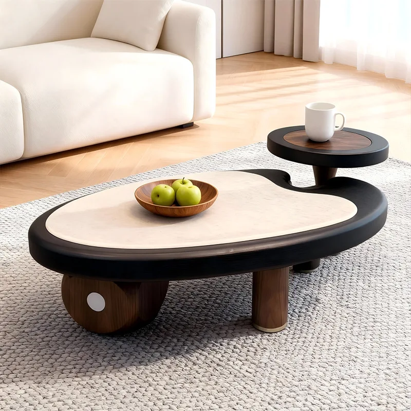 Coffee table household living room oval  combination