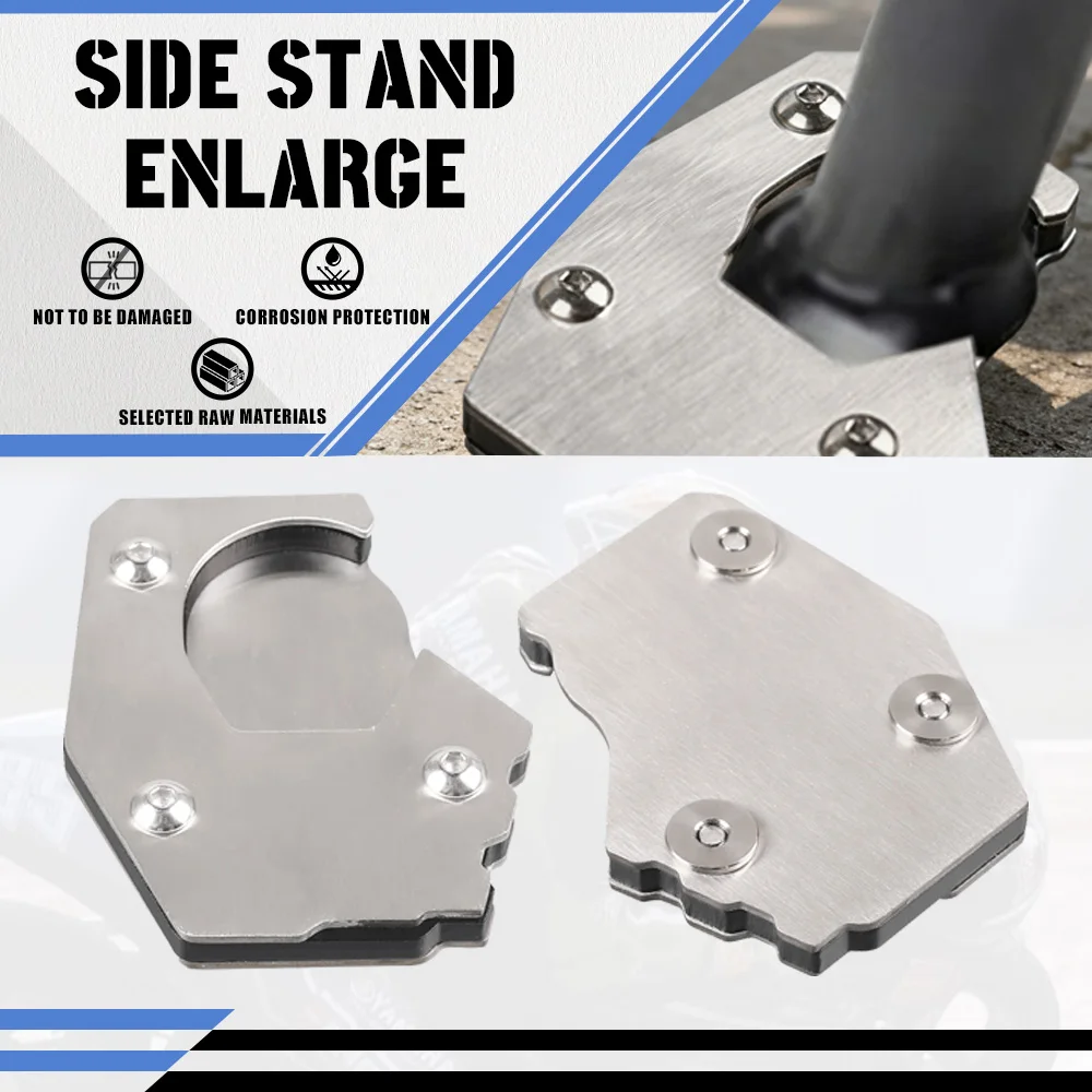 

New Motorcycle CNC Kickstand Side Stand Extension Pad Support Plate For 1050 1090 1190 Adventure 1290 Super Adventure ADV R S T