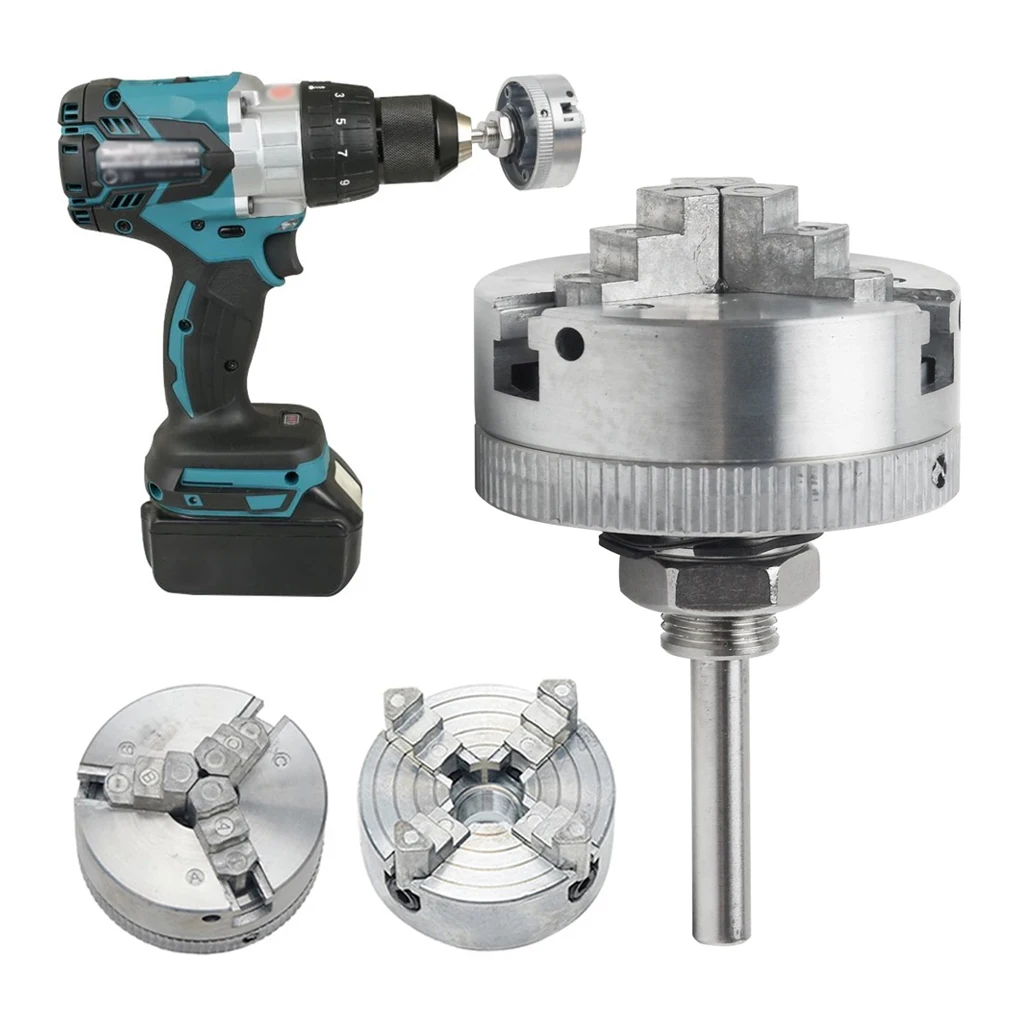 범용 셀프 센터링 선반 클램프 교체 수동 클램프 DIY Crafting 금속 가공 도구 액세서리 유형