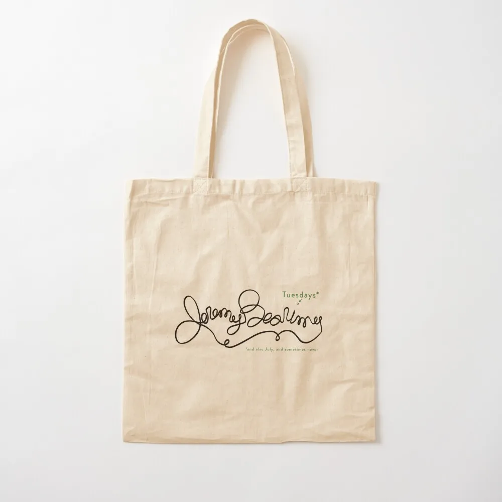 

Jeremy Bearimy (with notation) Tote Bag Big bag Women's tote bag shopper bags Canvas Tote