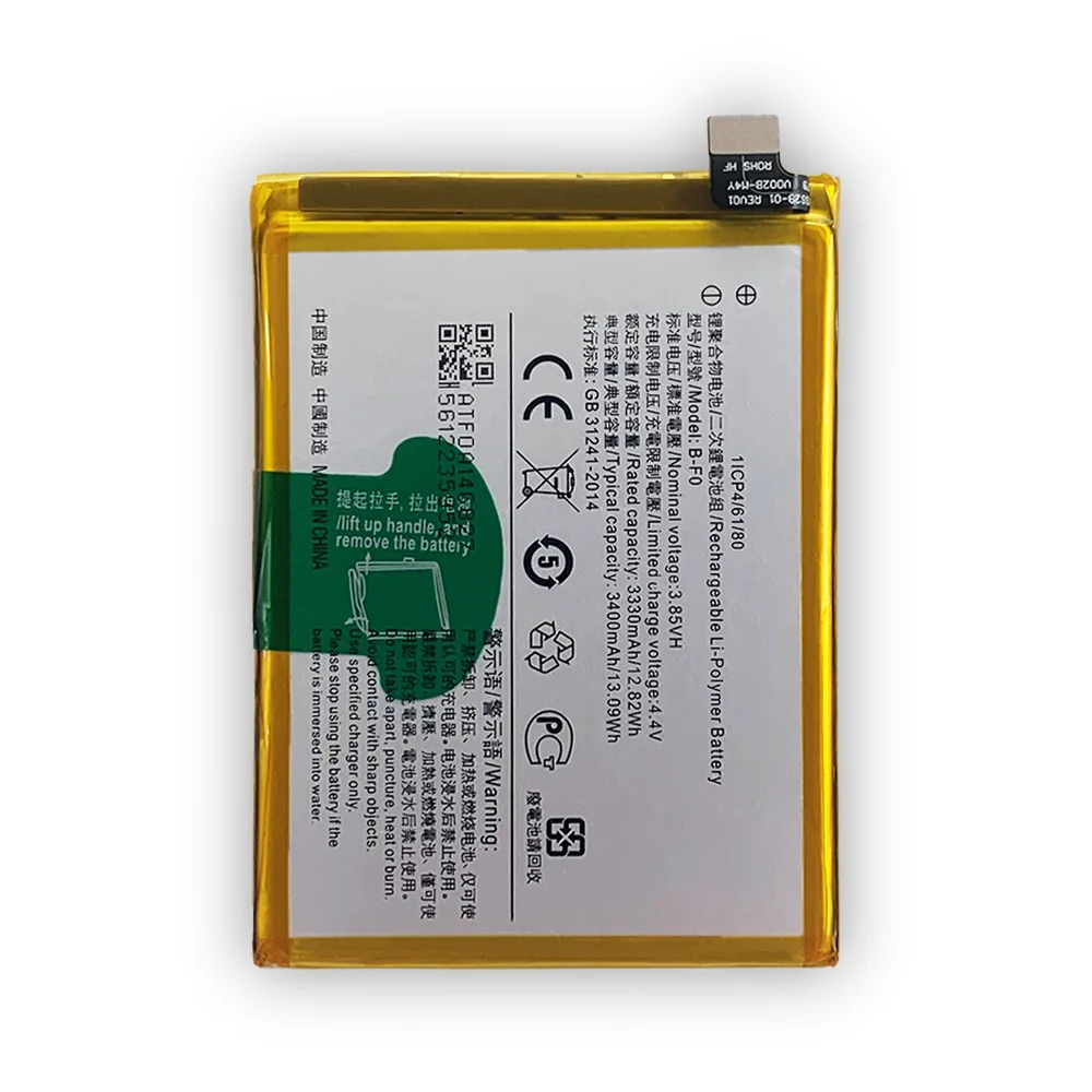 B-F0  Replacement Battery For Vivo V11 Pro X21S 1804 1806 1814 High Quality Mobile Phone Board 3400mAh Built-in Batteries