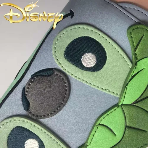 Imagen 2 del producto Nueva cartera larga Stitch de Disney, cartera de marca de lujo a la moda, cartera Loungefly de gran capacidad con múltiples ranuras para tarjetas, monedero para mujer